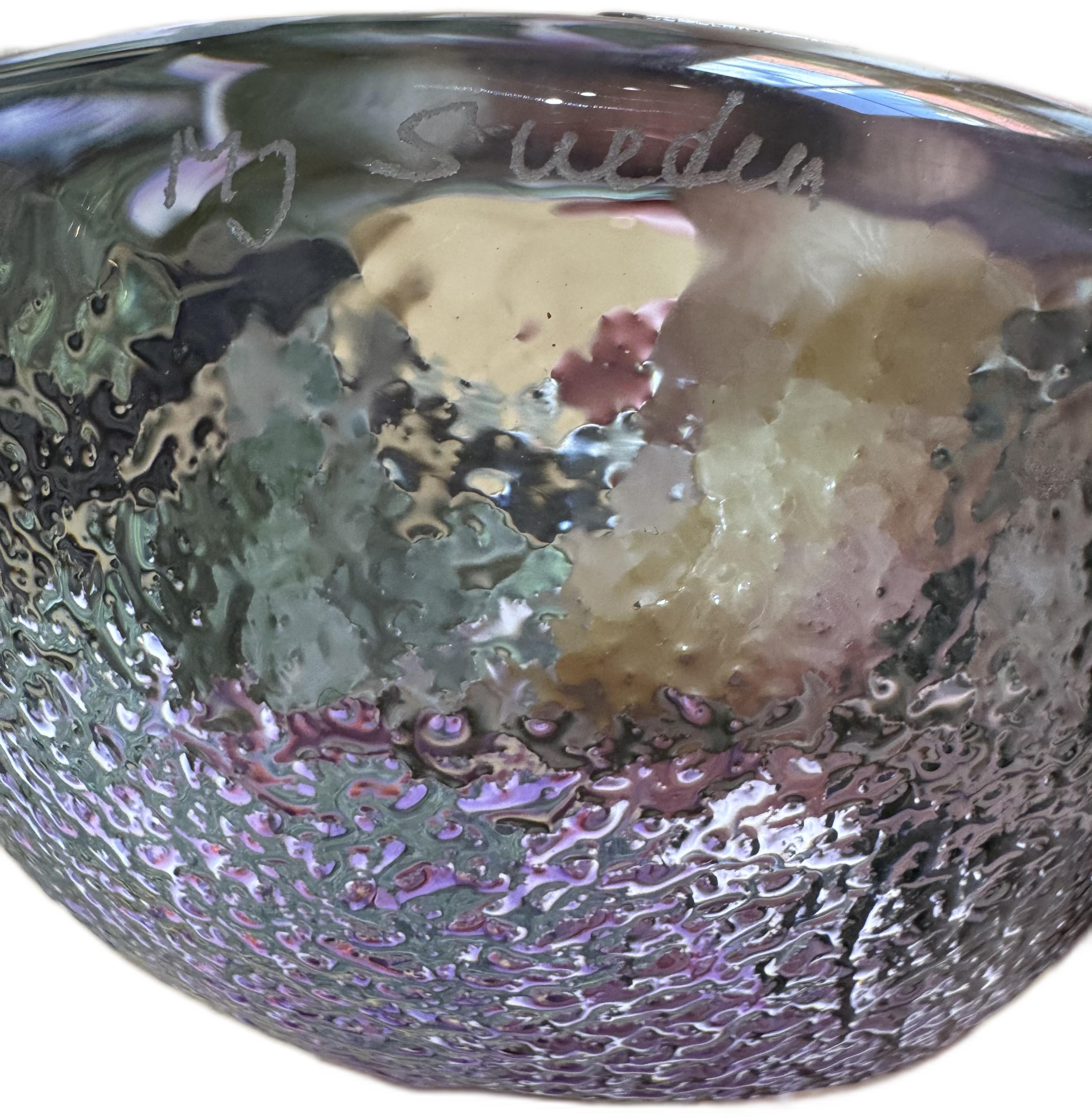 Mats Jonasson Glasfigur med blomma