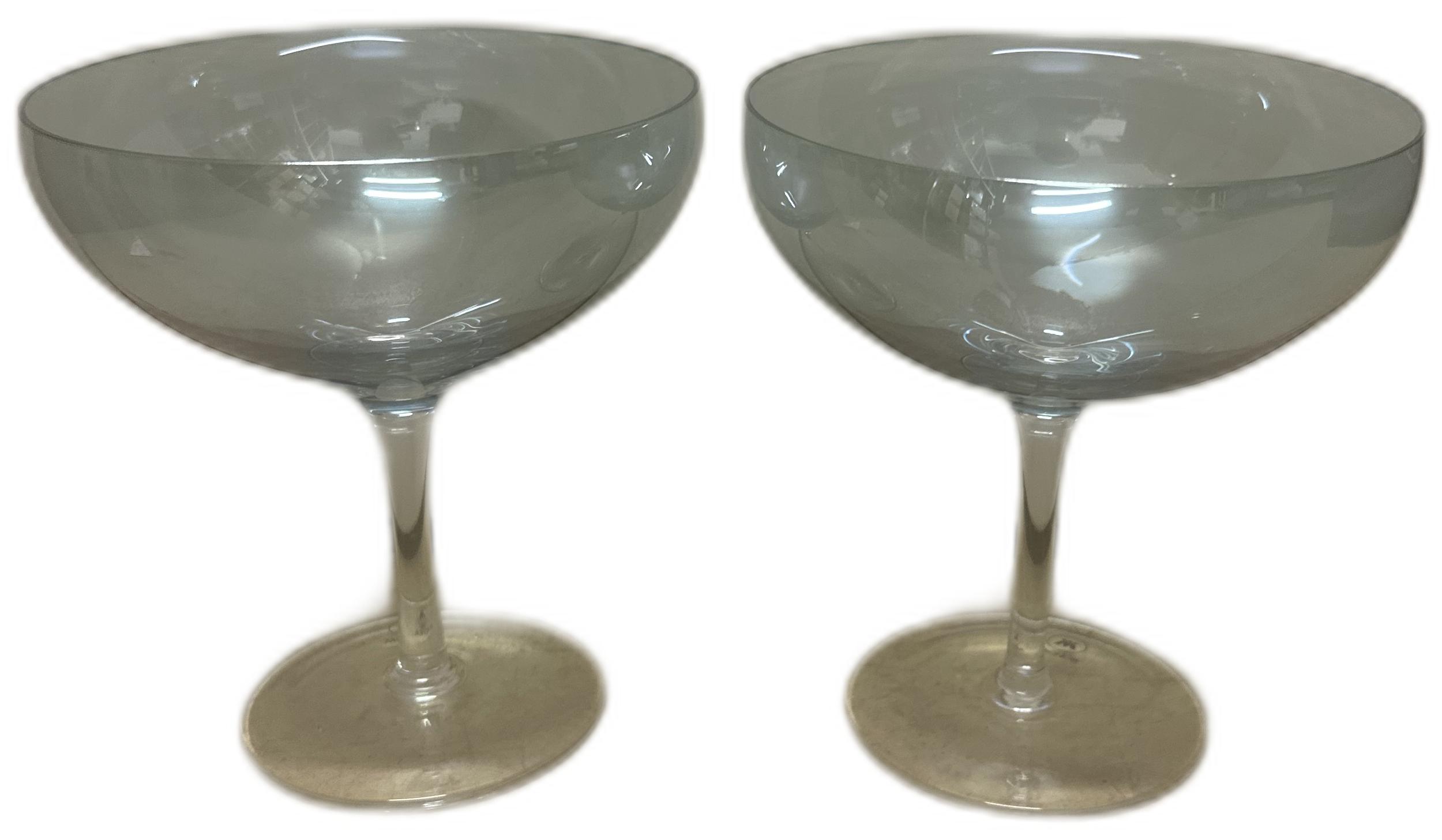 Happy Champagneglas 28 cl Blå 2 st